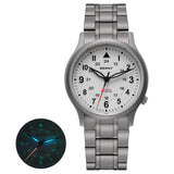 BERNY-Men Quartz Titanium Field Watch-T2596MS