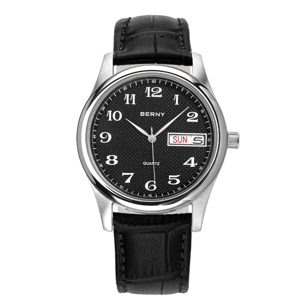 BENRY-Men Quartz Dress Watch-2623M-A with black dial
