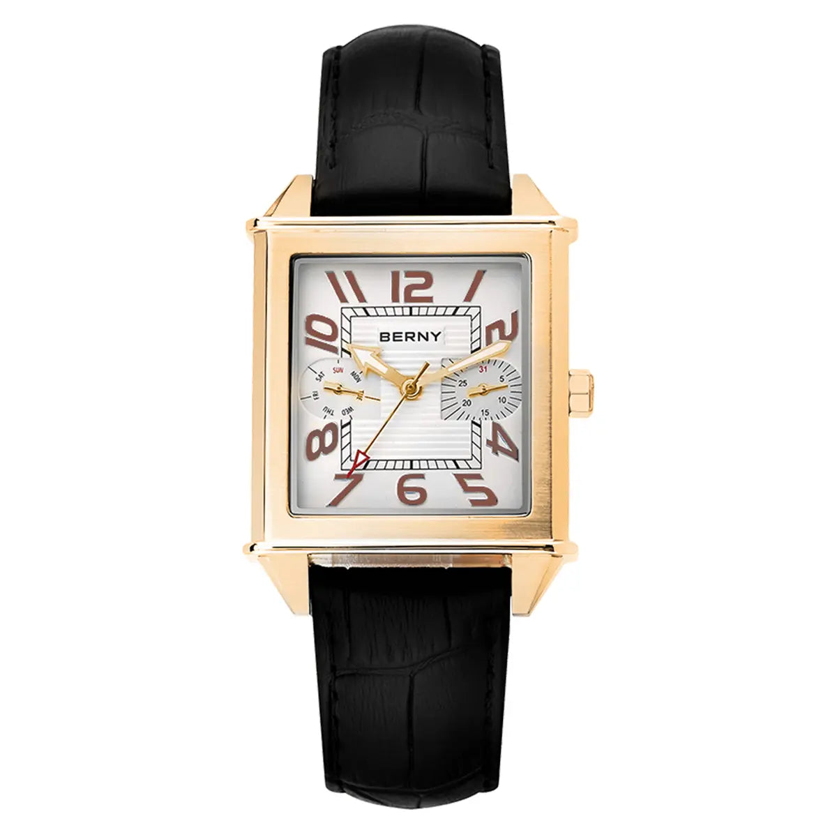 2641M-Y-B with gold case and white dial