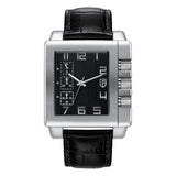 BERNY-Men Quartz Retro Square Watch-2812VM