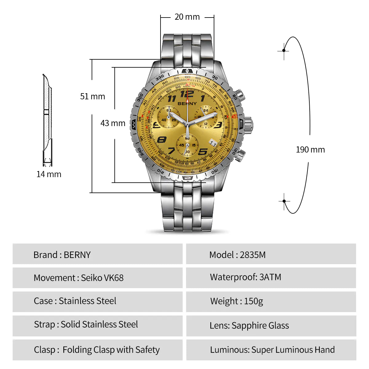 dimensions; weight; material