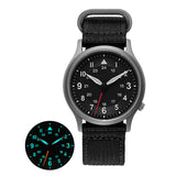 BERNY-Men Quartz Titanium Field Watch-T2596M