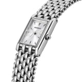 BERNY-Women Quartz Square Silver Watch-2066L