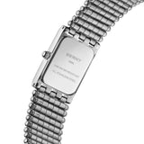 BERNY-Women Quartz Square Silver Watch-2066L