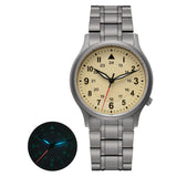 BERNY-Men Quartz Titanium Field Watch-T2596MS