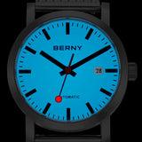 BERNY-Men Automatic Full-Lume Railroad Watch V3-AM138M-L