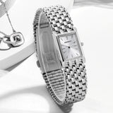 BERNY-Women Quartz Square Silver Watch-2066L