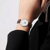 women's moon phase quartz watch