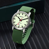 BERNY-Men Automatic Full-Lume Railroad Watch V4-AM158M