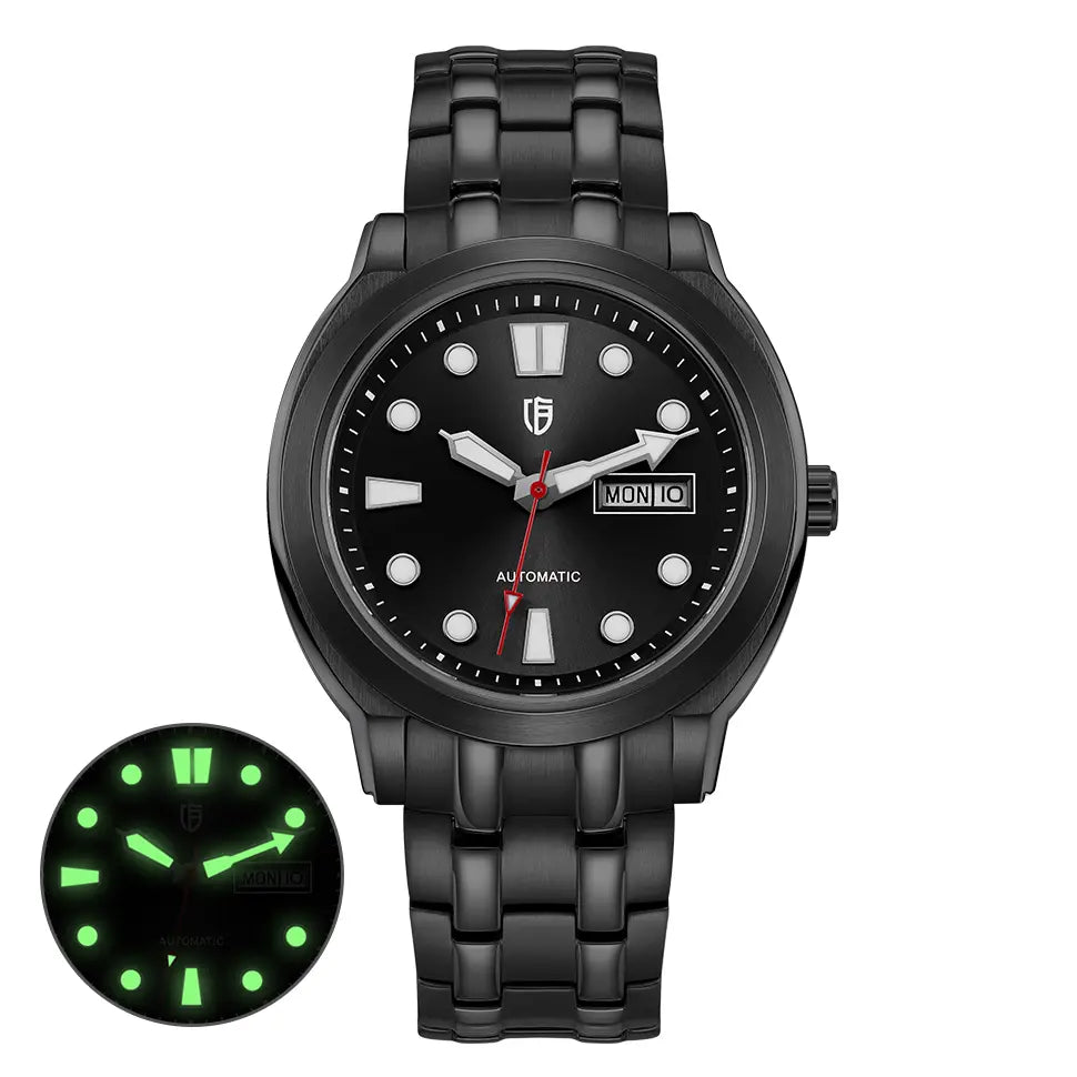AM032VM-BLK with black dial and strap