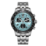 2835M-C1 with ice blue dial and black bi-directional bezel