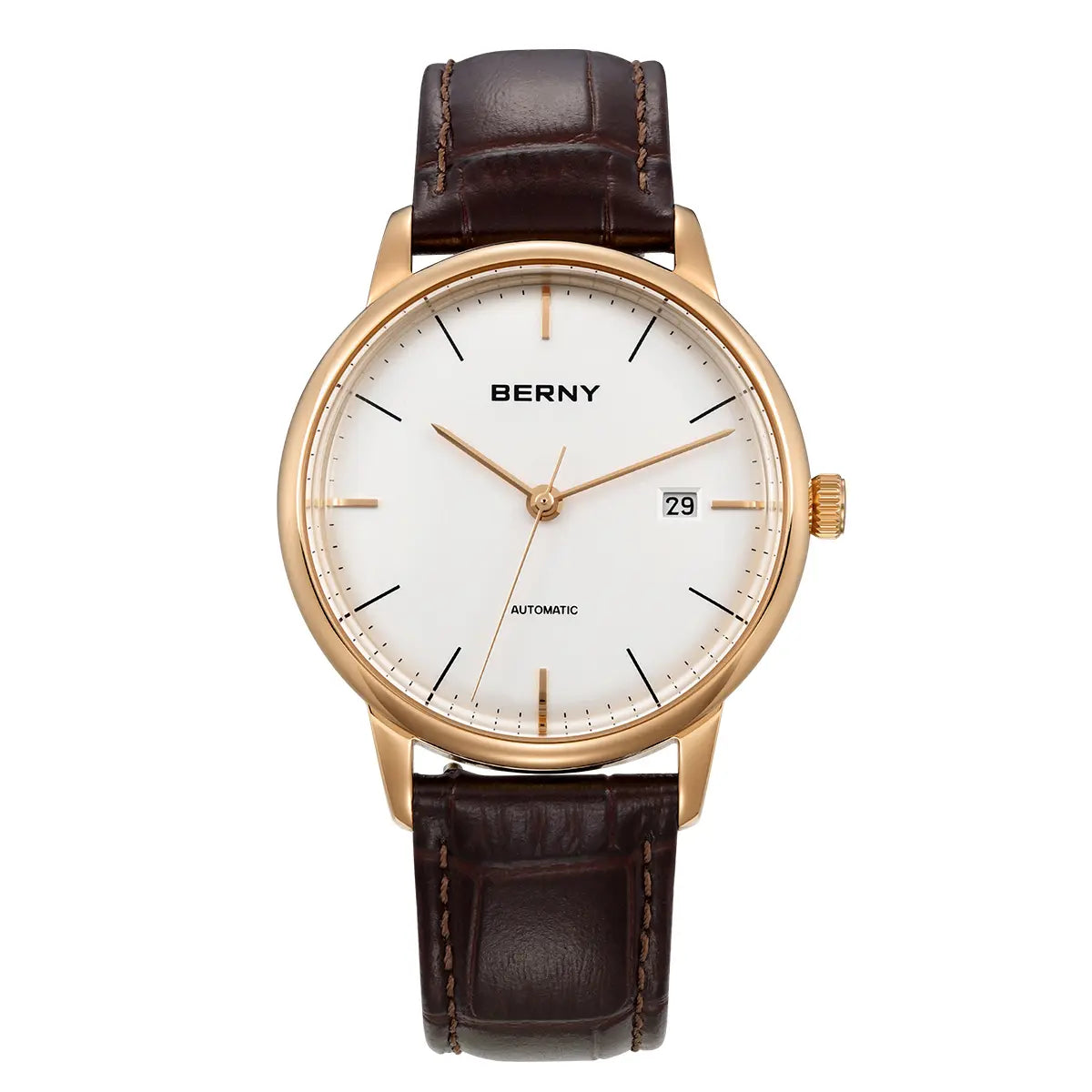 BERNY-Men Automatic Dress Watch-AM012M-RG