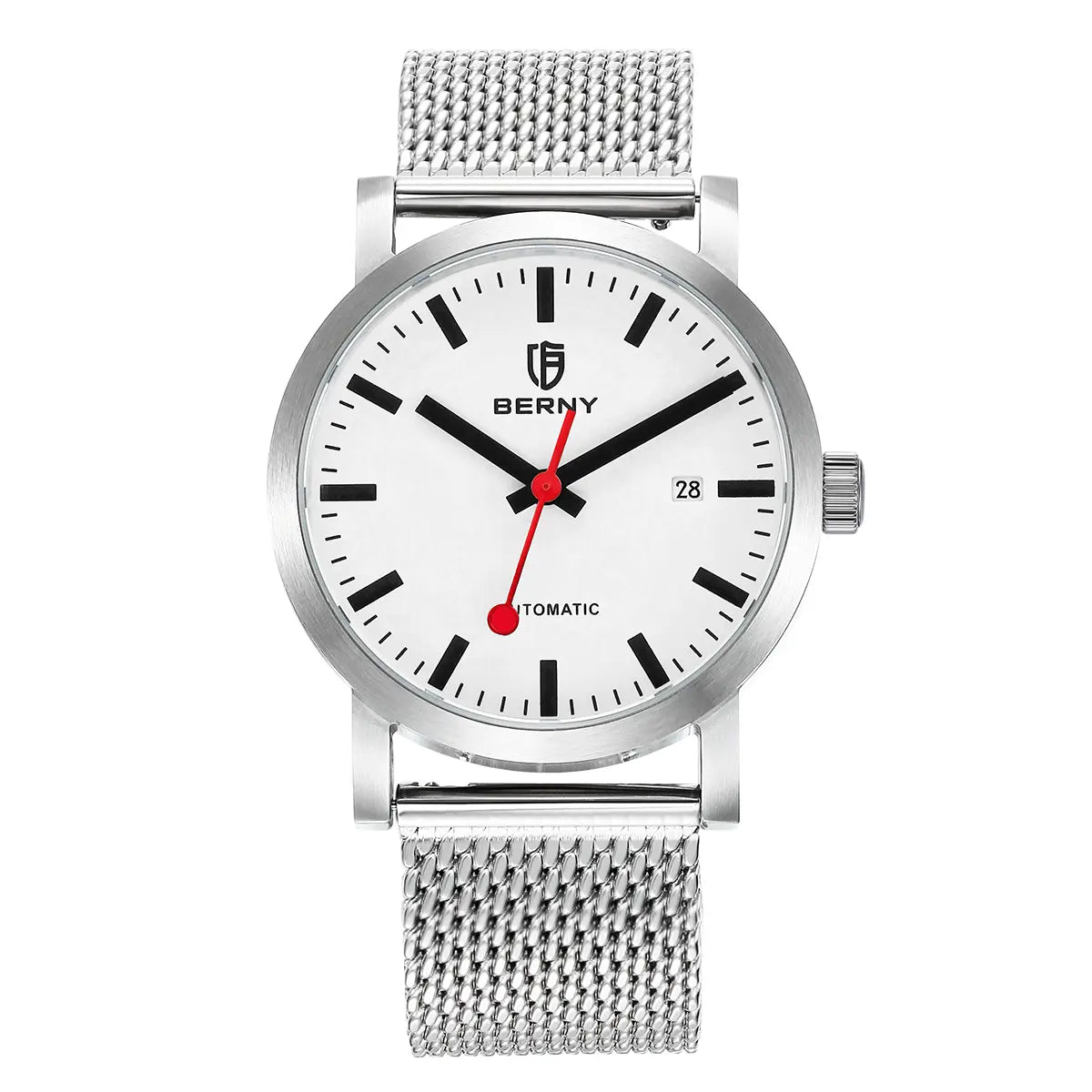 BERNY-Men Automatic Railroad Watch V2-AM138M